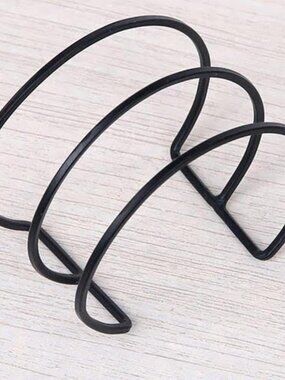 Triton Black Cuff Bracelet